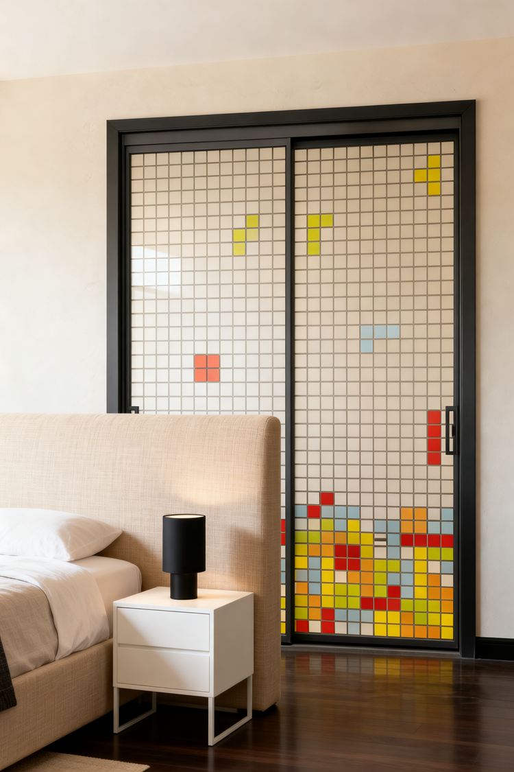 马列维奇推拉门