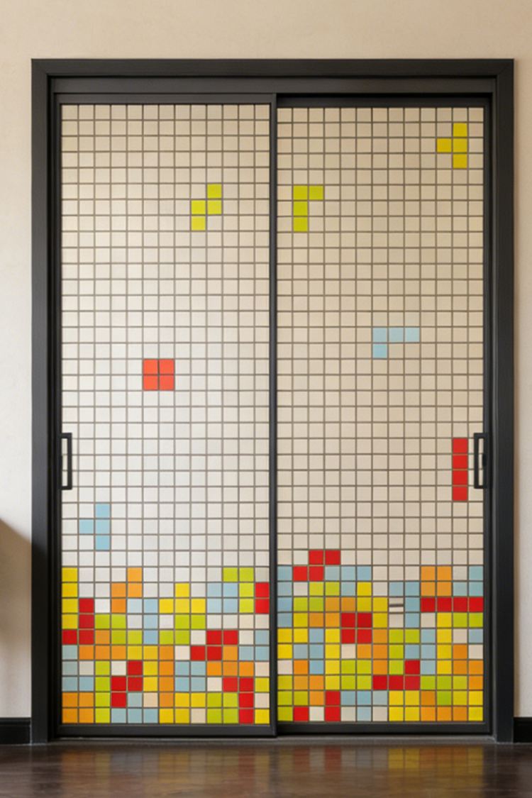 马列维奇推拉门